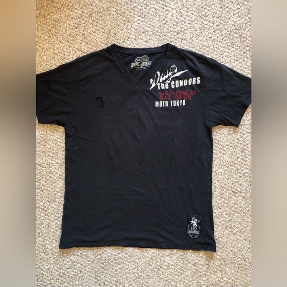 Zara Jeans preowned with many flows women tee Sz XL - Picture 1 of 9